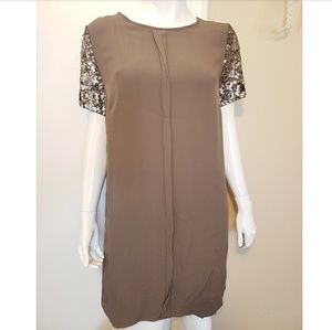 Chelsea & Violet Shimmer Sleeve Dress